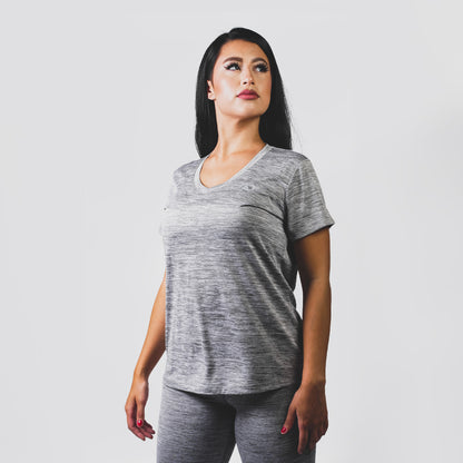 Heather Grey Shirt V-neck